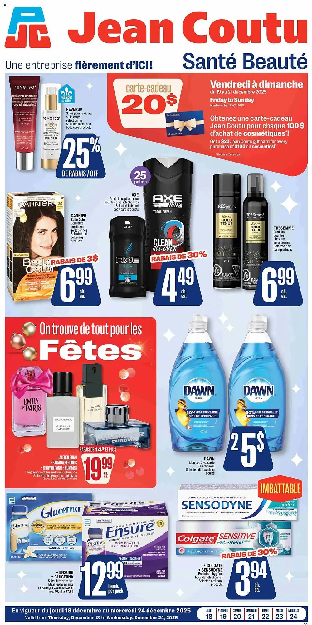 Jean Coutu flyer from December 18 to December 24 2025 - flyer page 1