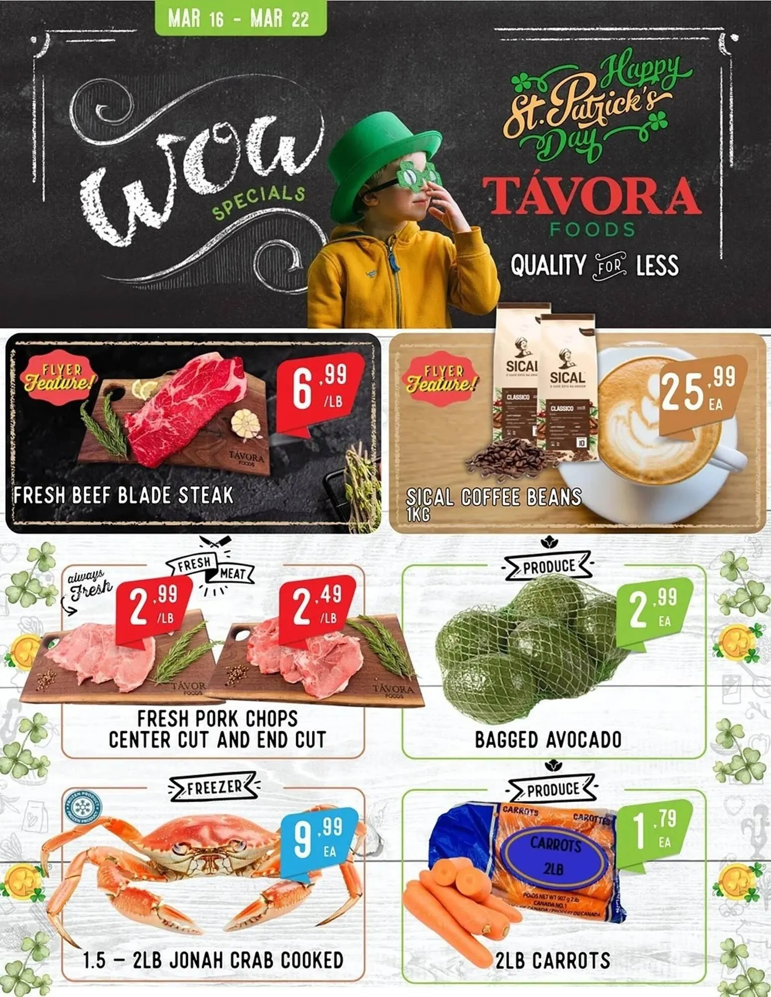 Tavora Foods flyer from March 16 to March 22 2026 - flyer page 1