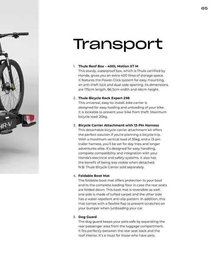 Honda HR-V from February 28 to February 28 2026 - flyer page 65