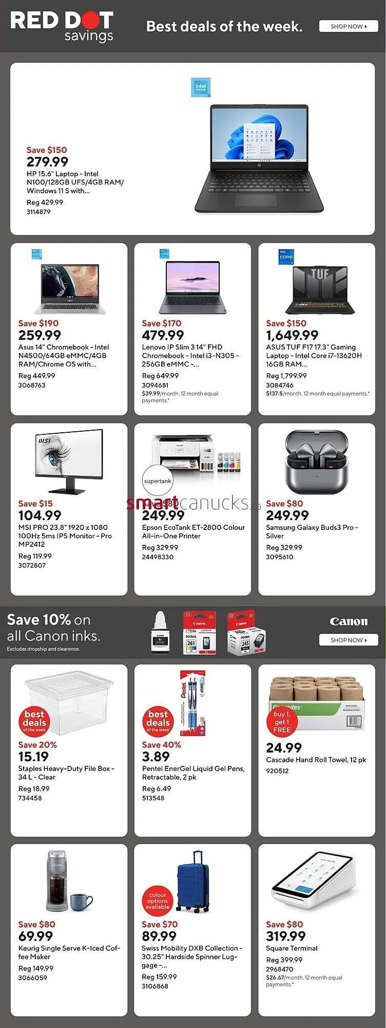 Staples flyer from April 24 to May 4 2025 - flyer page 2