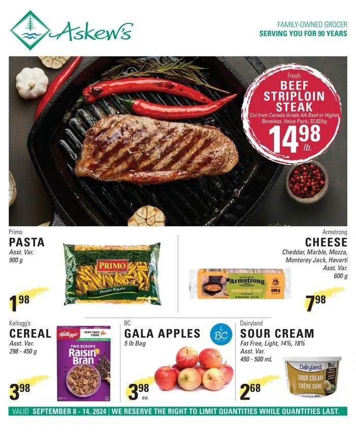 Current deals and offers from September 9 to September 14 2024 - flyer page 1