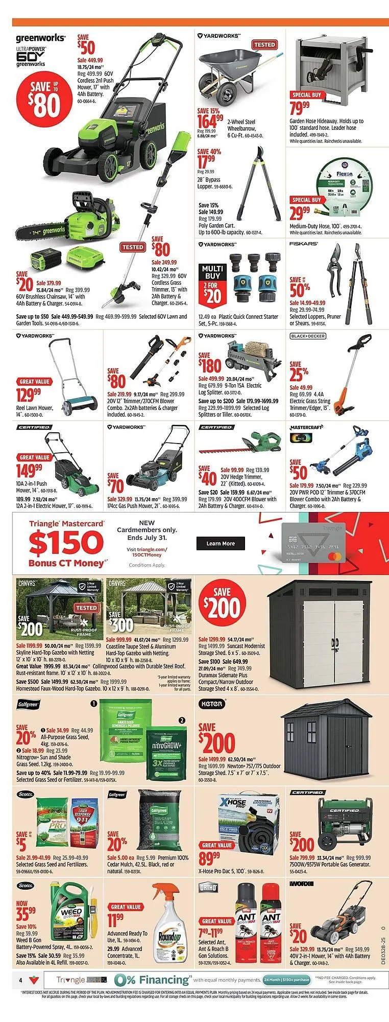 Canadian Tire flyer from July 4 to July 11 2025 - flyer page 4