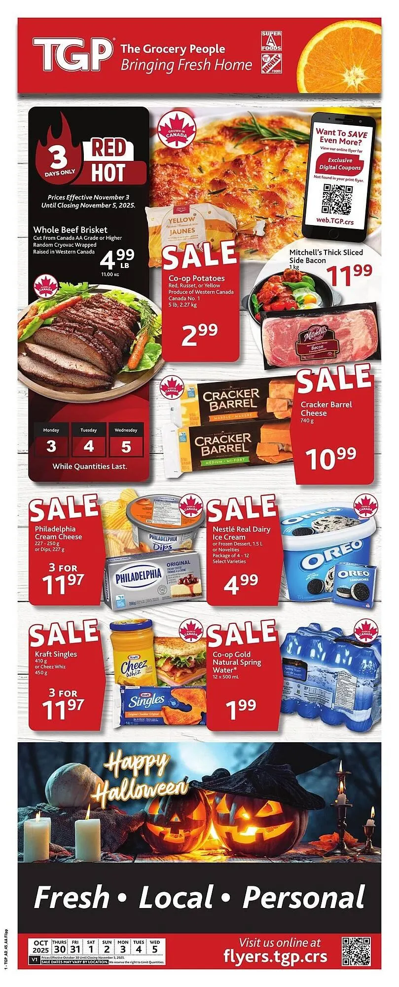 TGP The Grocery People flyer from October 27 to November 2 2025 - flyer page 1