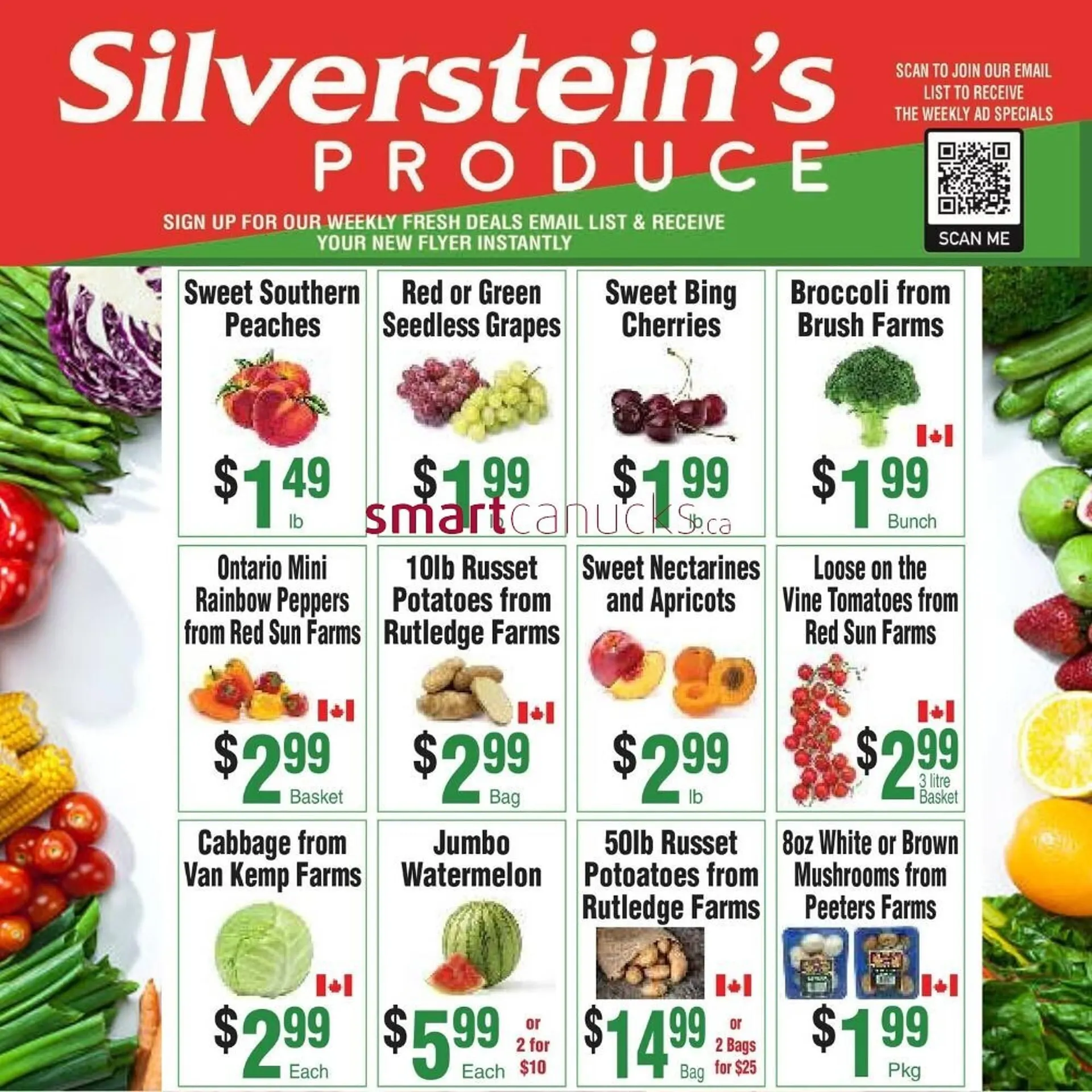 Silversteins Produce flyer - 1