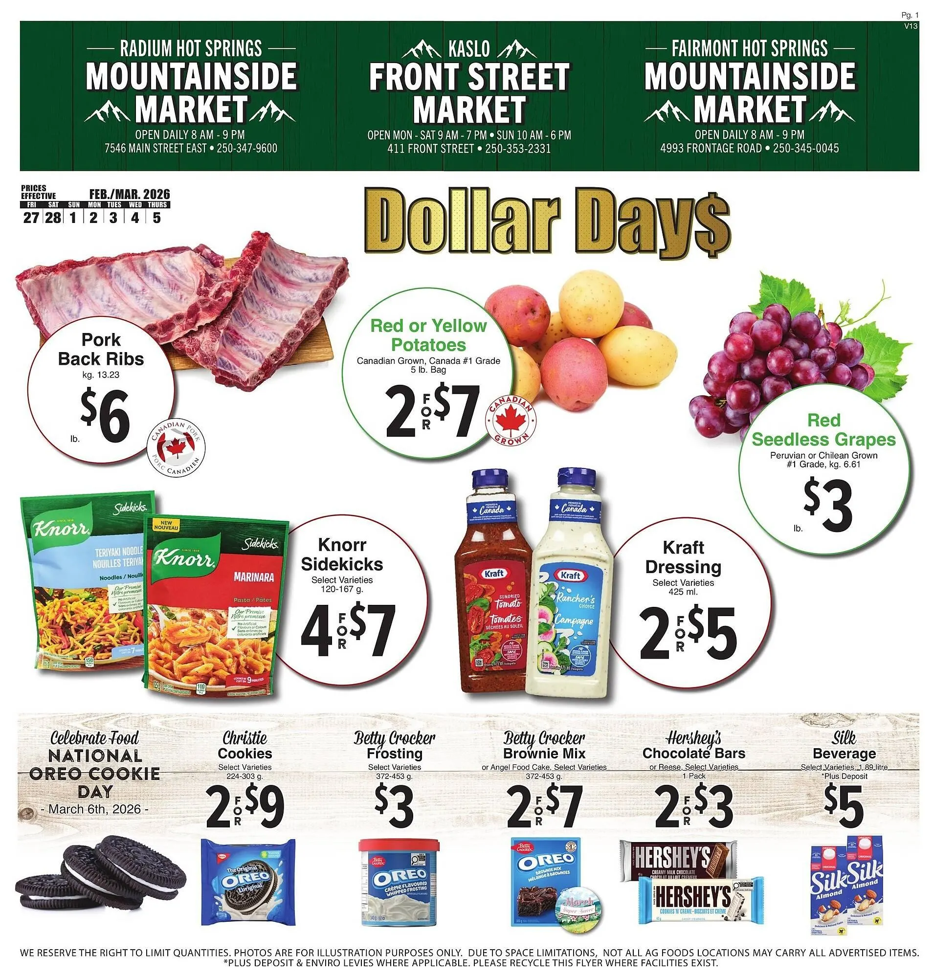 AG Foods flyer from February 27 to March 5 2026 - flyer page 1