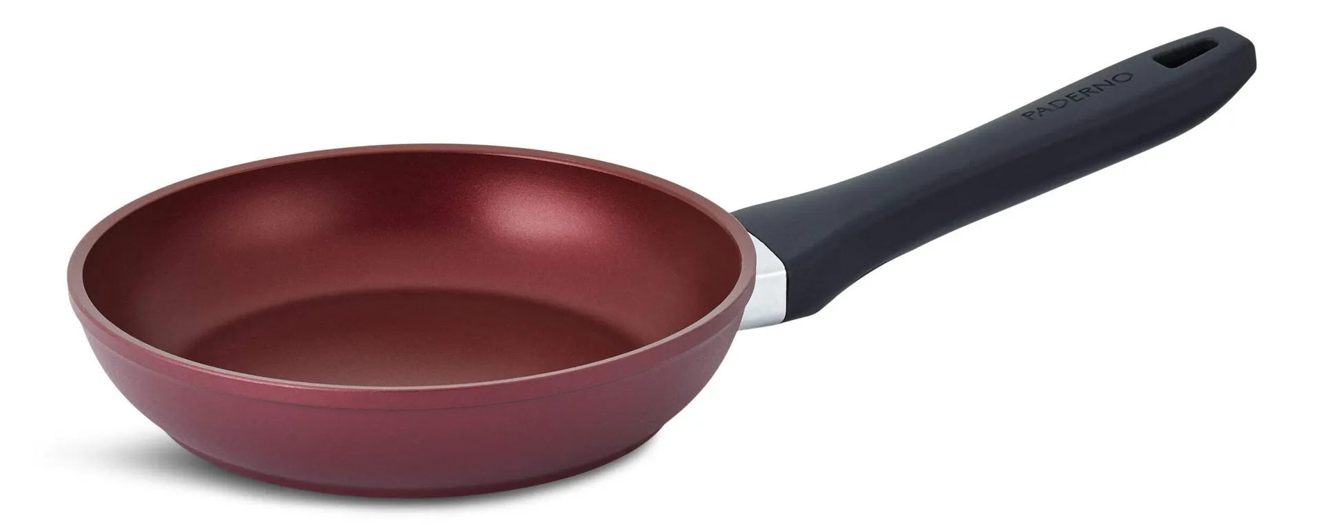 PADERNO Classic Non-Stick Frying Pan, PFOA-Free, Maroon, 8-in