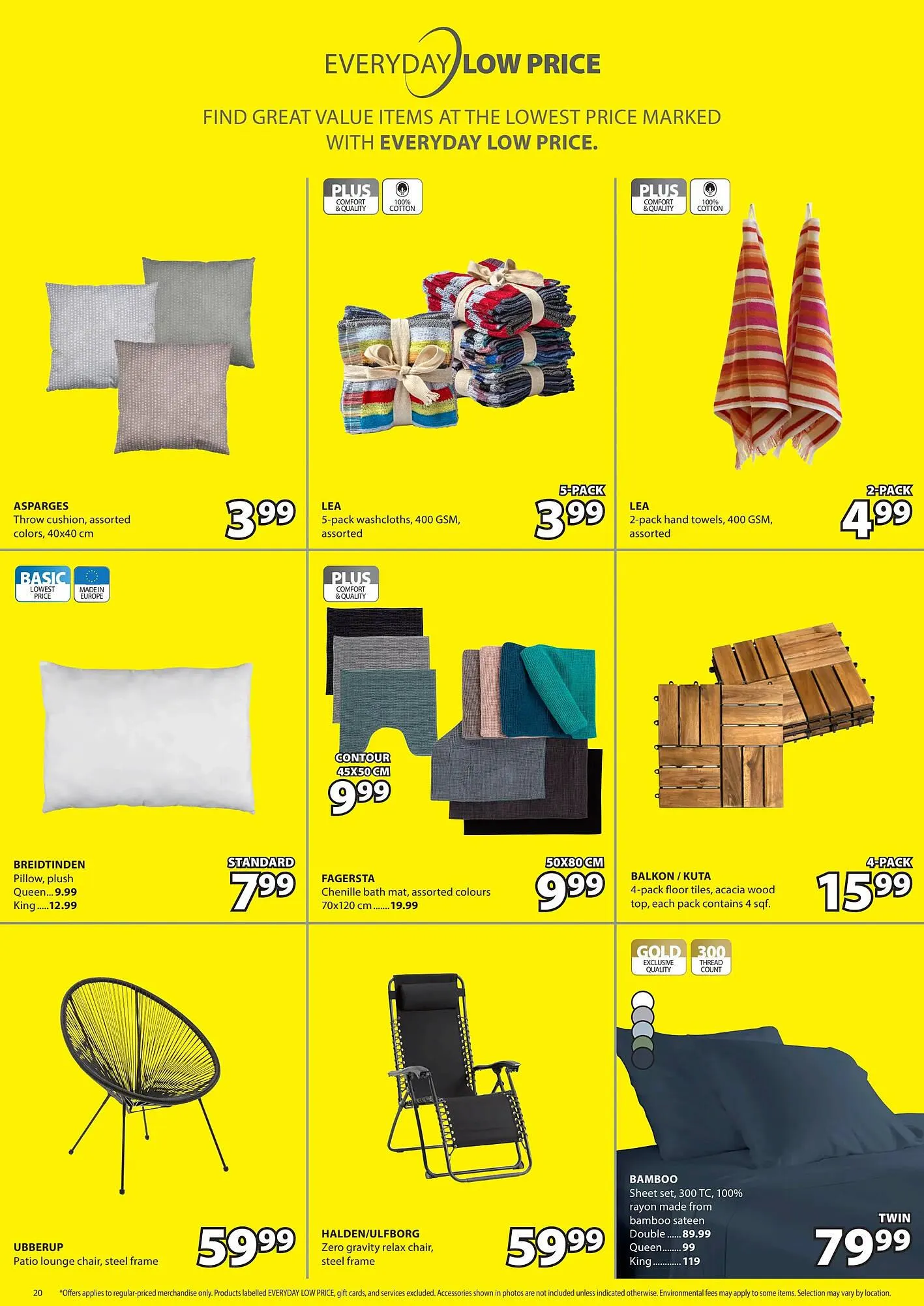 JYSK flyer from July 3 to July 9 2025 - flyer page 20