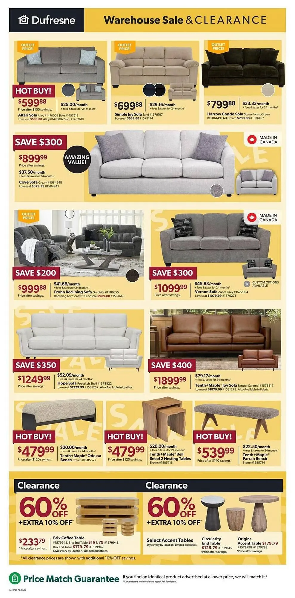 Dufresne flyer from January 8 to January 21 2026 - flyer page 2