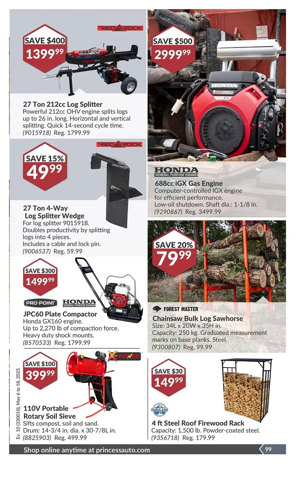 Princess Auto flyer from May 6 to May 18 2025 - flyer page 104