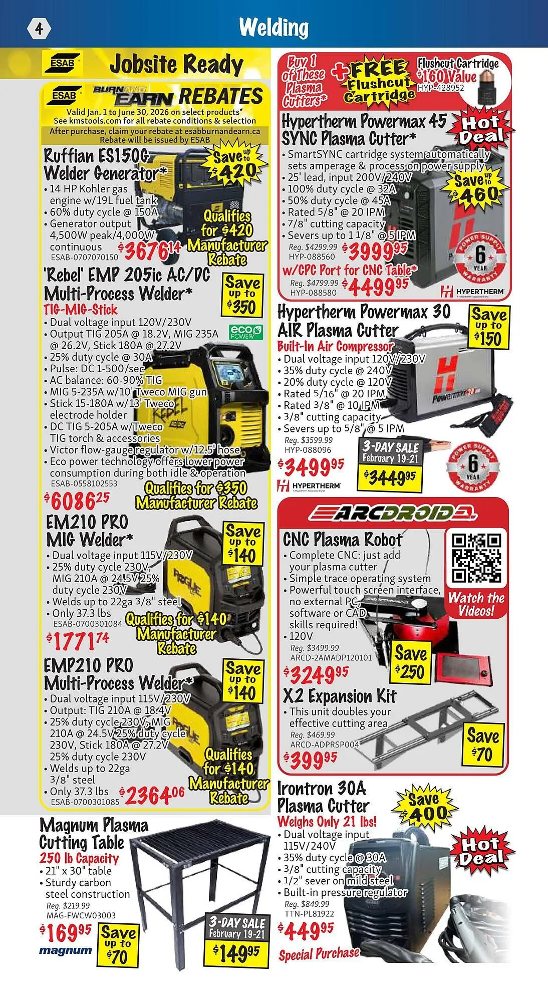 KMS Tools flyer from February 1 to February 28 2026 - flyer page 4
