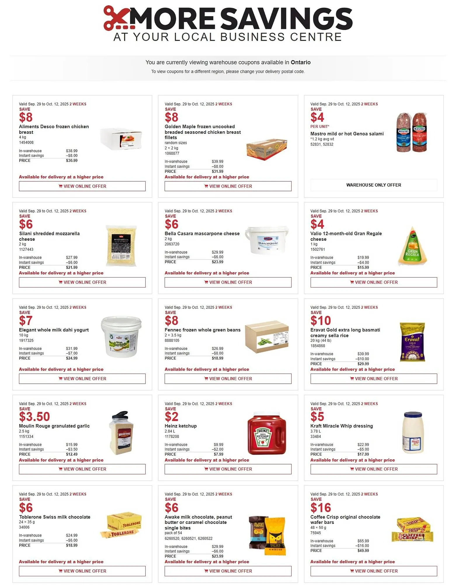 Costco flyer from October 1 to October 7 2025 - flyer page 1