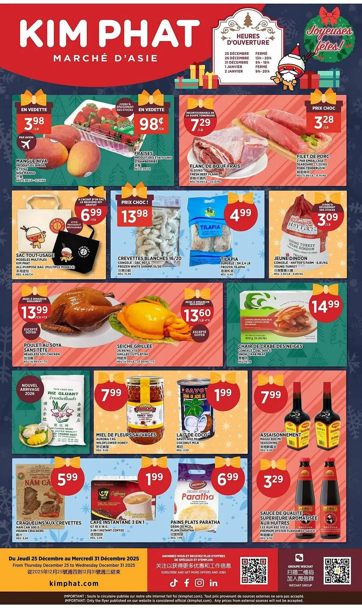 Kim Phat flyer from December 25 to January 2 2026 - flyer page 1