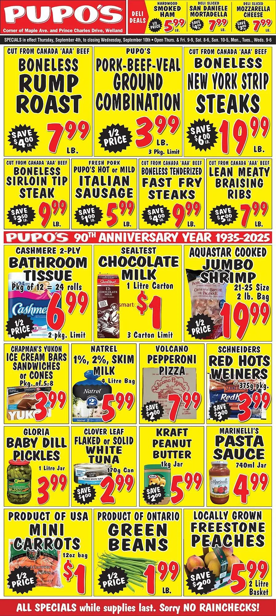 Pupo's Food Market flyer from September 5 to September 11 2025 - flyer page 1