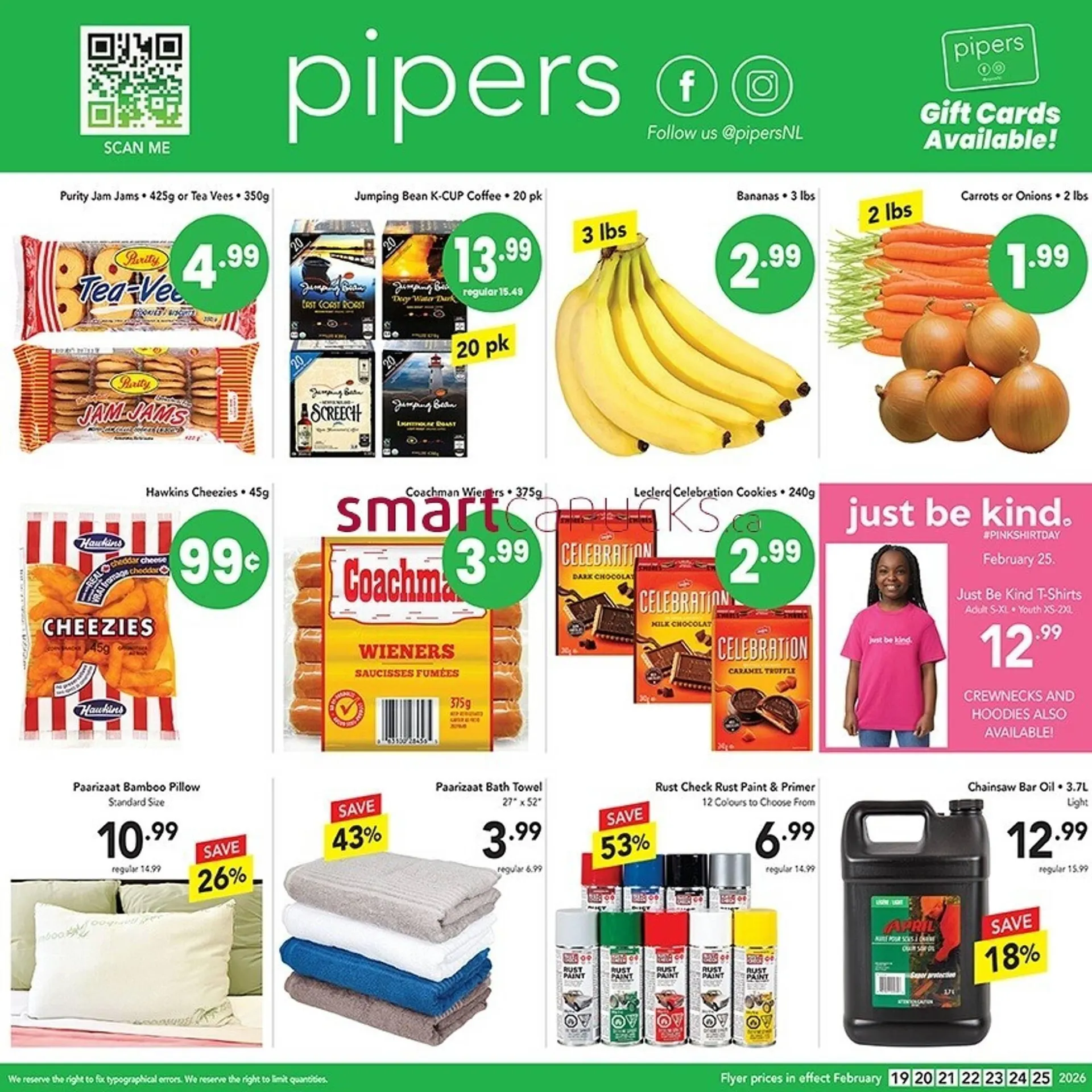 Pipers flyer from February 19 to February 25 2026 - flyer page 1