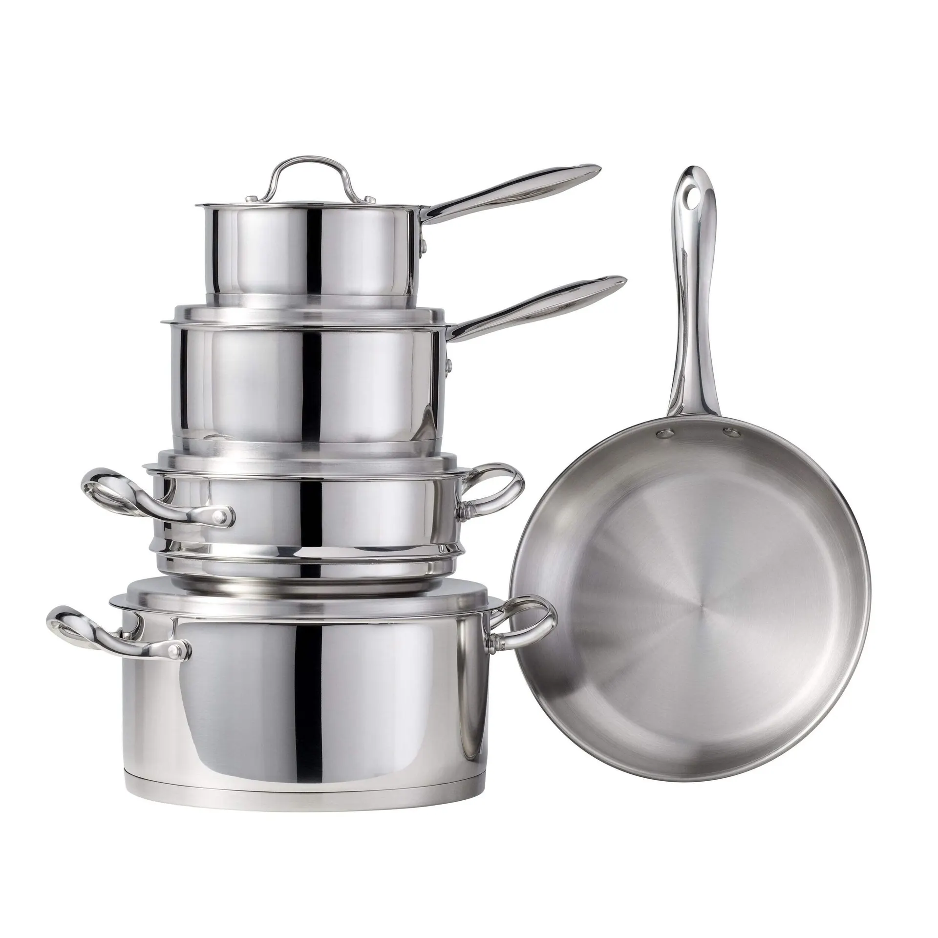Lagostina Avanti Stainless Steel Cookware Set, 9-pc