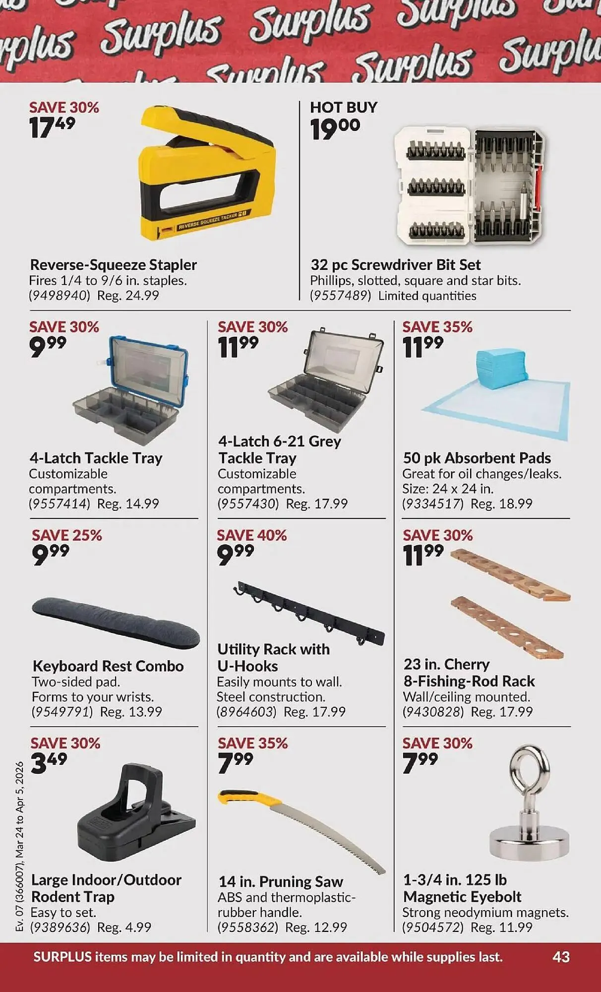 Princess Auto flyer from March 24 to April 6 2026 - flyer page 51