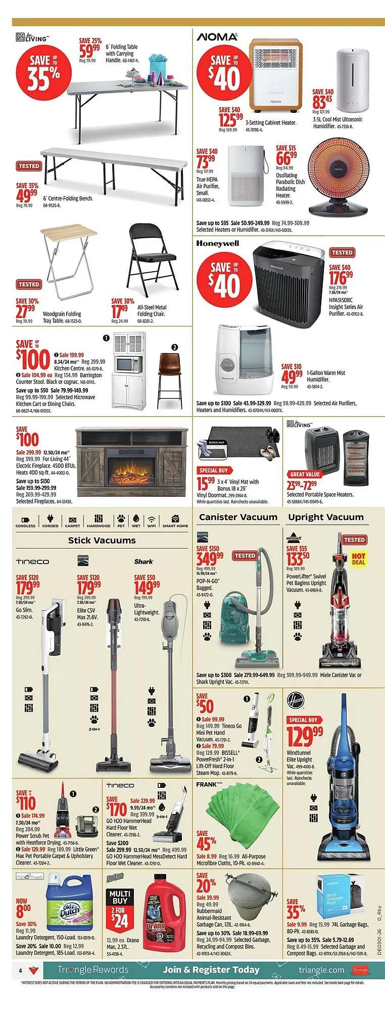 Canadian Tire flyer from December 30 to January 13 2026 - flyer page 6