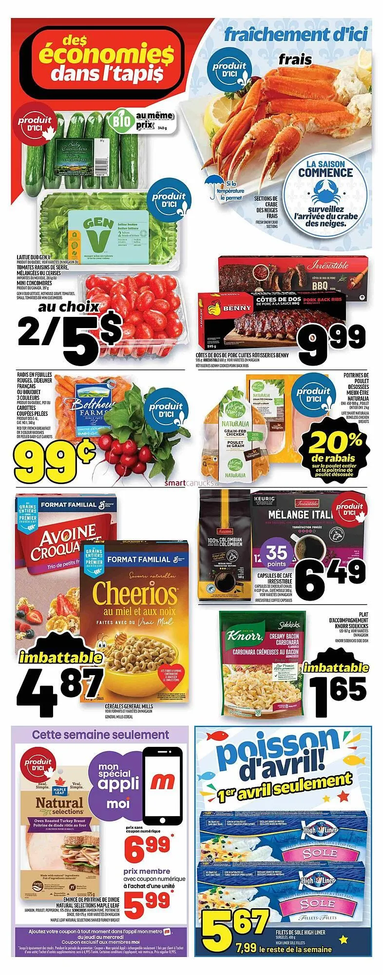 Metro flyer from March 27 to April 2 2025 - flyer page 2