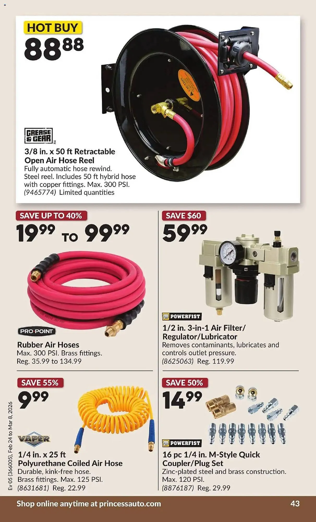 Princess Auto flyer from February 24 to March 9 2026 - flyer page 47