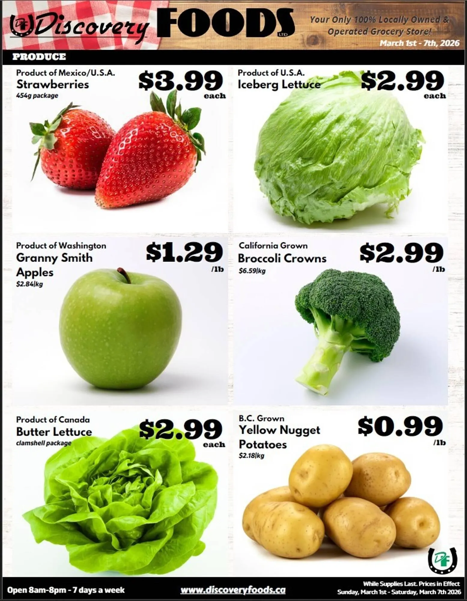 Discovery Foods flyer from March 1 to March 7 2026 - flyer page 1