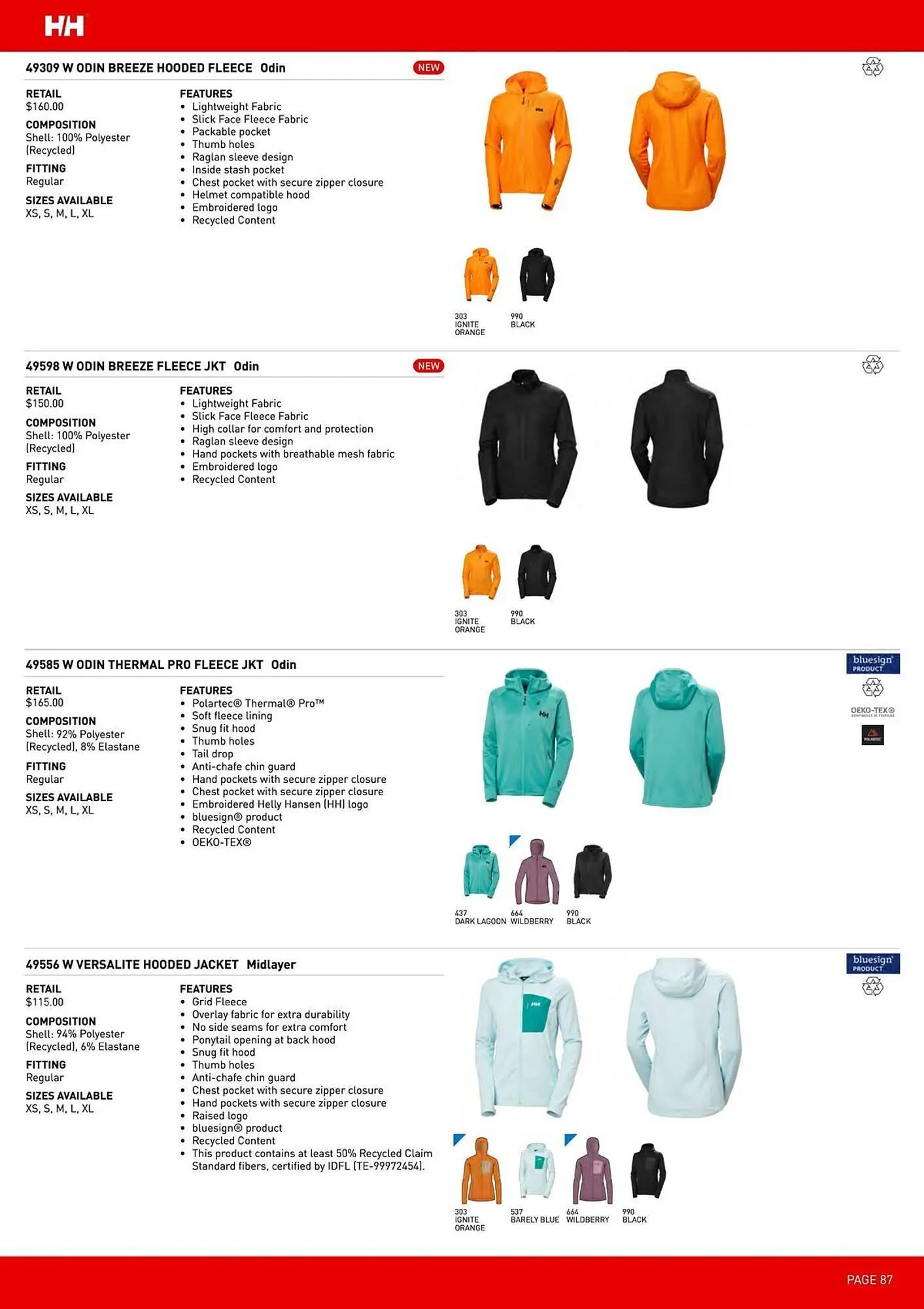 Helly Hansen flyer from March 12 to May 31 2026 - flyer page 87