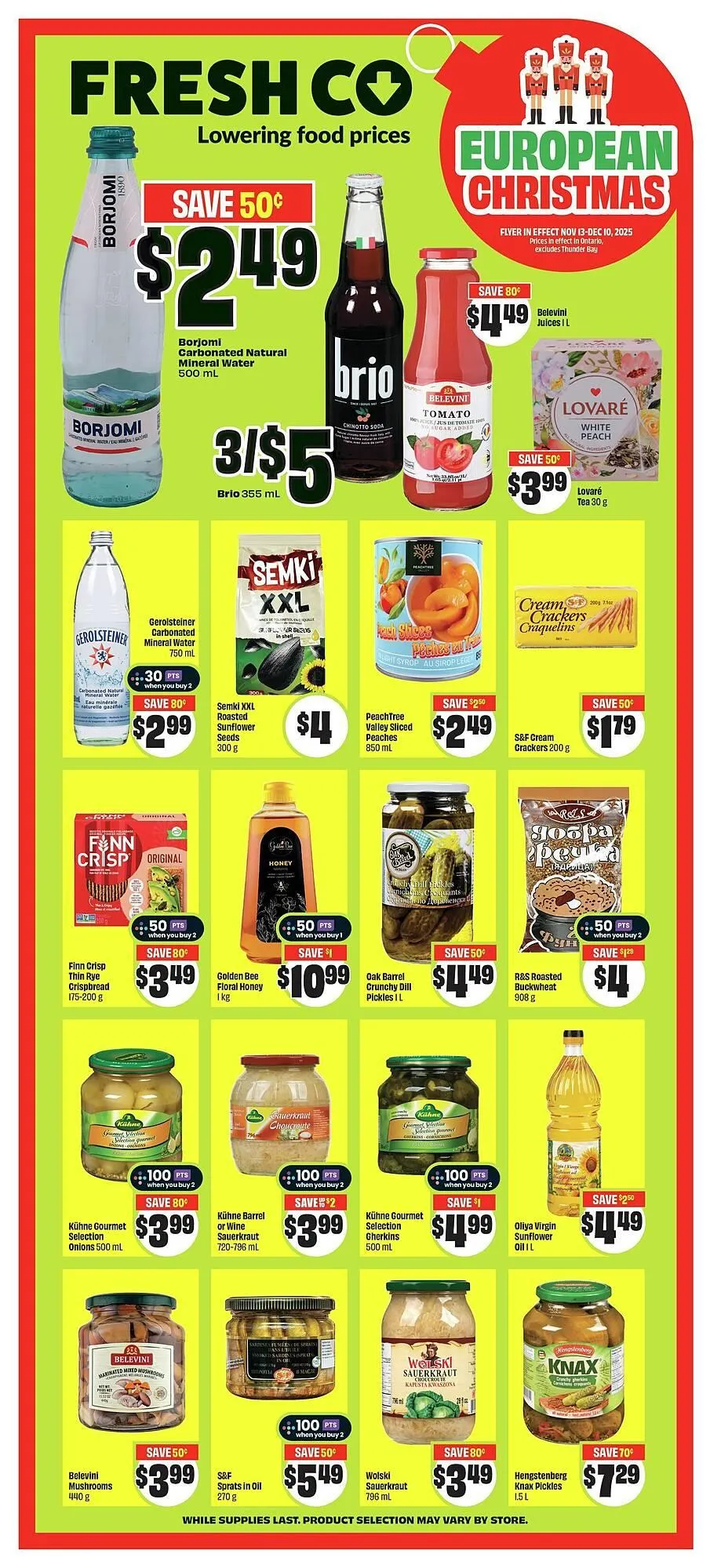 FreshCo flyer from November 13 to November 27 2025 - flyer page 1