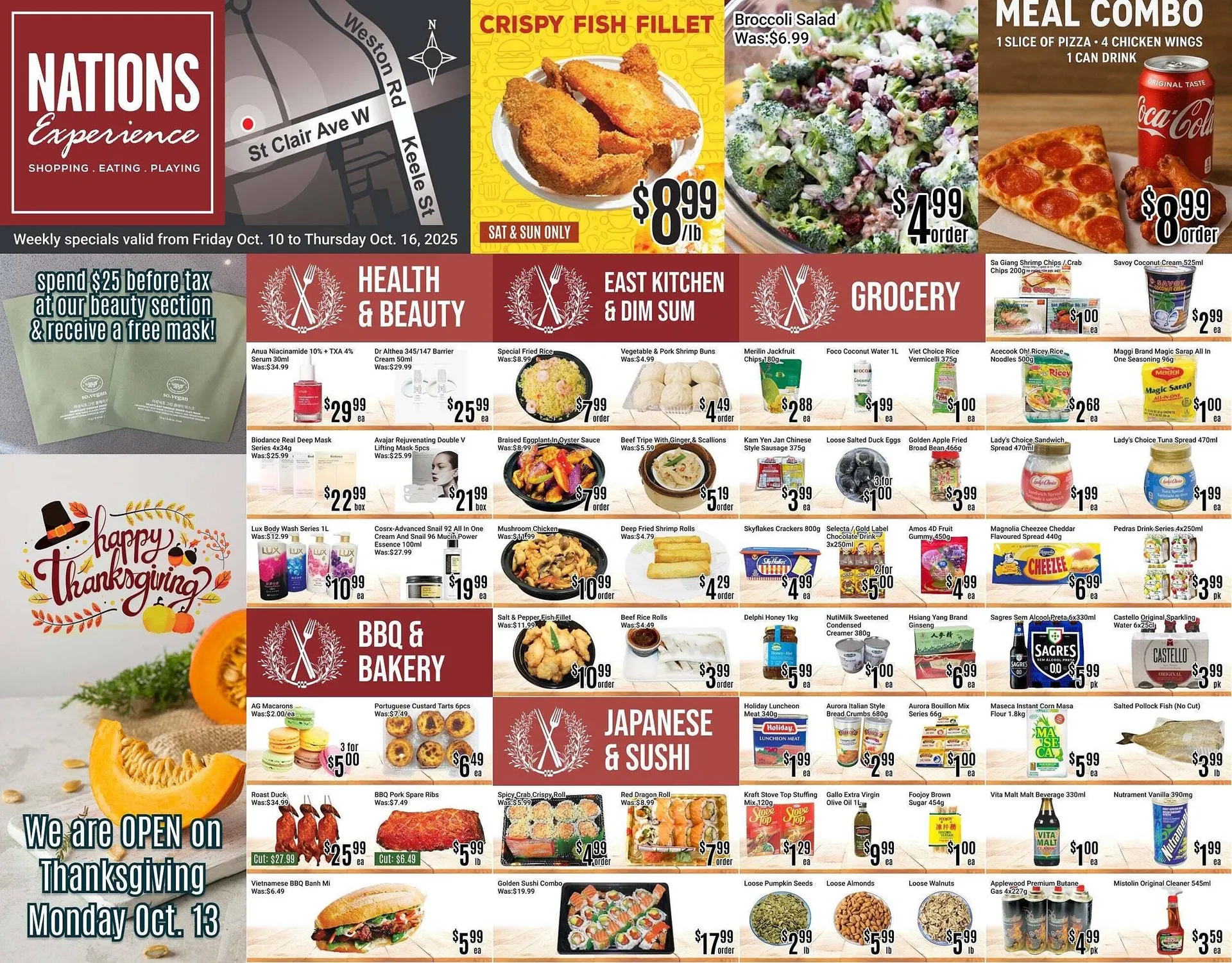 Nations Fresh Foods flyer from October 10 to October 17 2025 - flyer page 1
