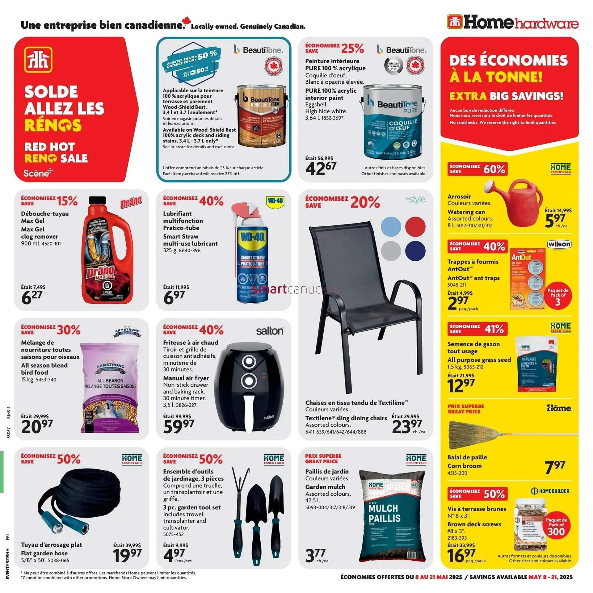 Home Hardware flyer from May 8 to May 14 2025 - flyer page 1