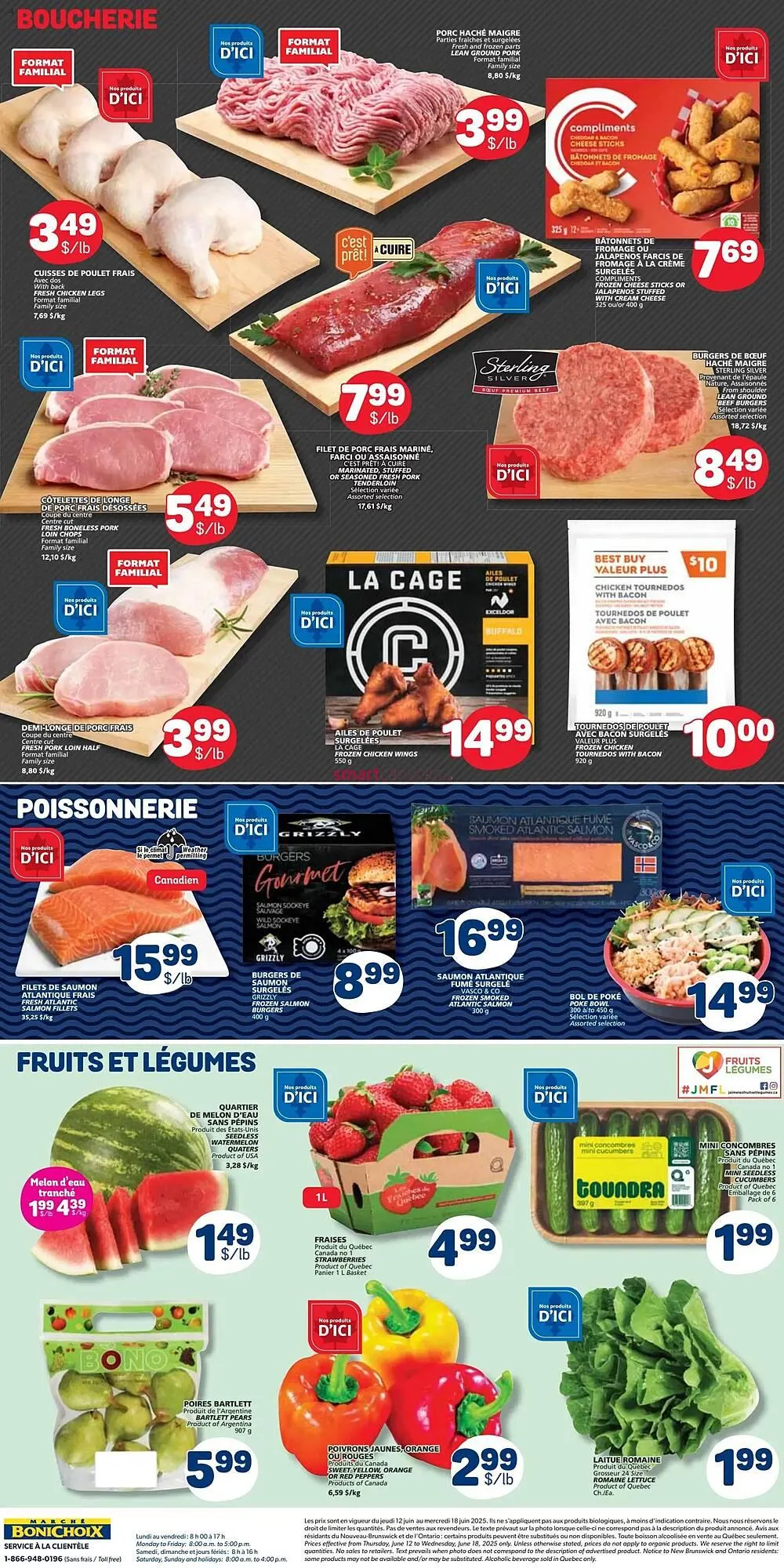 Marché Bonichoix flyer from June 12 to June 18 2025 - flyer page 2