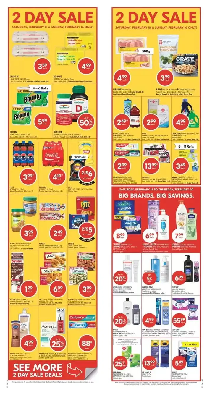 Exclusive deals and bargains from February 15 to February 20 2025 - flyer page 2