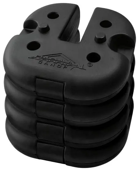 Caravan Premium Canopy Weight Plates 4-Pack