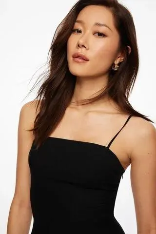 Linen Slit Maxi Dress