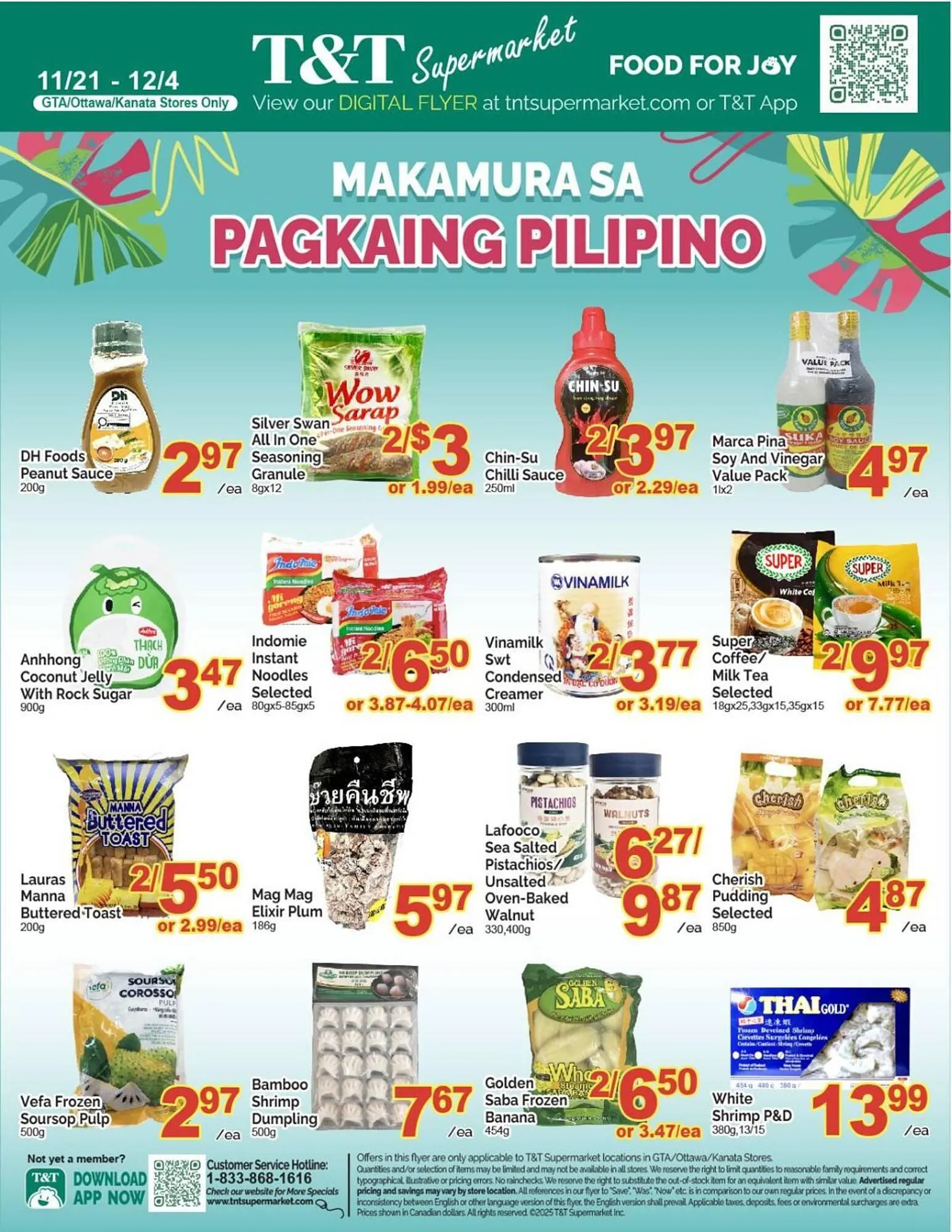 T&T Supermarket flyer from November 21 to December 4 2025 - flyer page 1