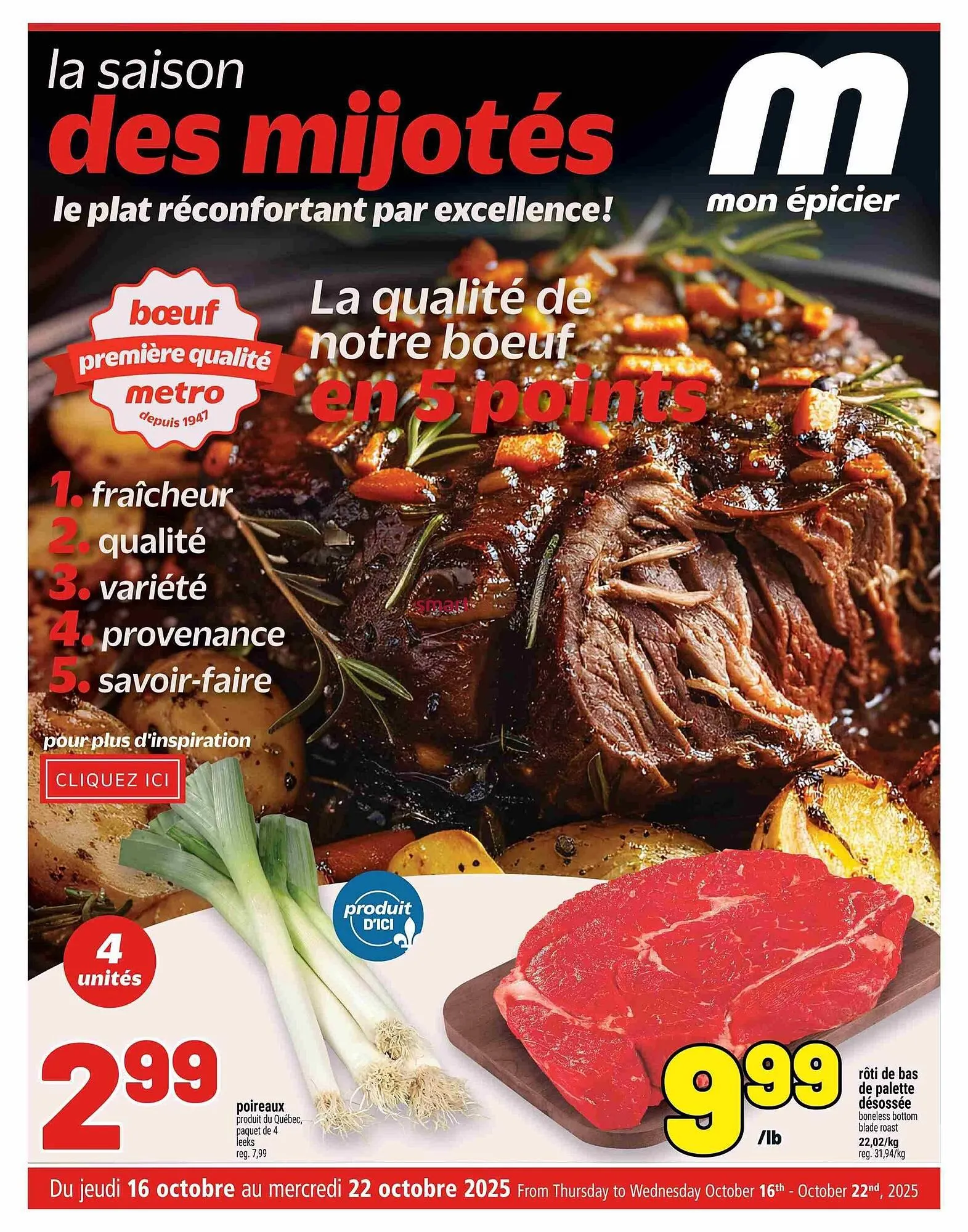 Metro flyer from October 16 to October 22 2025 - flyer page 20