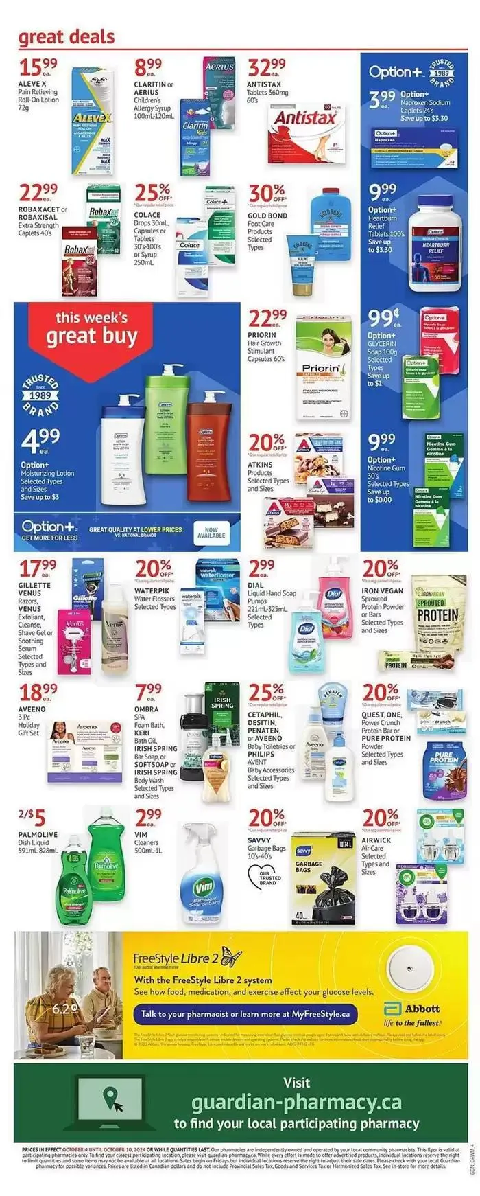 Guardian Pharmacy weekly flyer from October 4 to October 10 2024 - flyer page 6