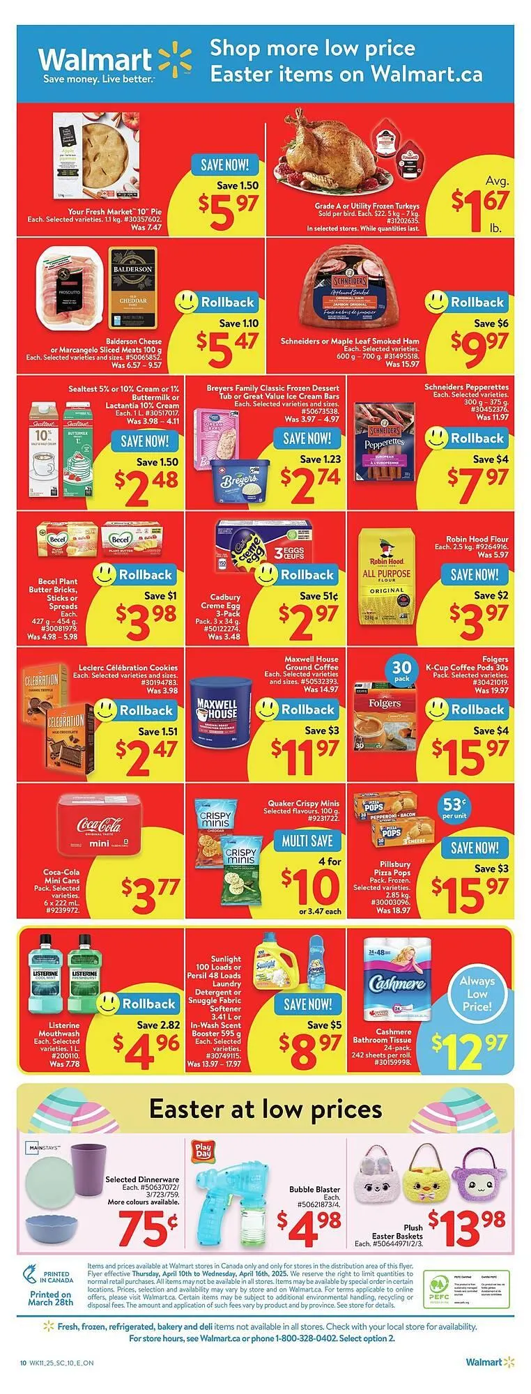 Walmart flyer from April 11 to May 2 2025 - flyer page 3