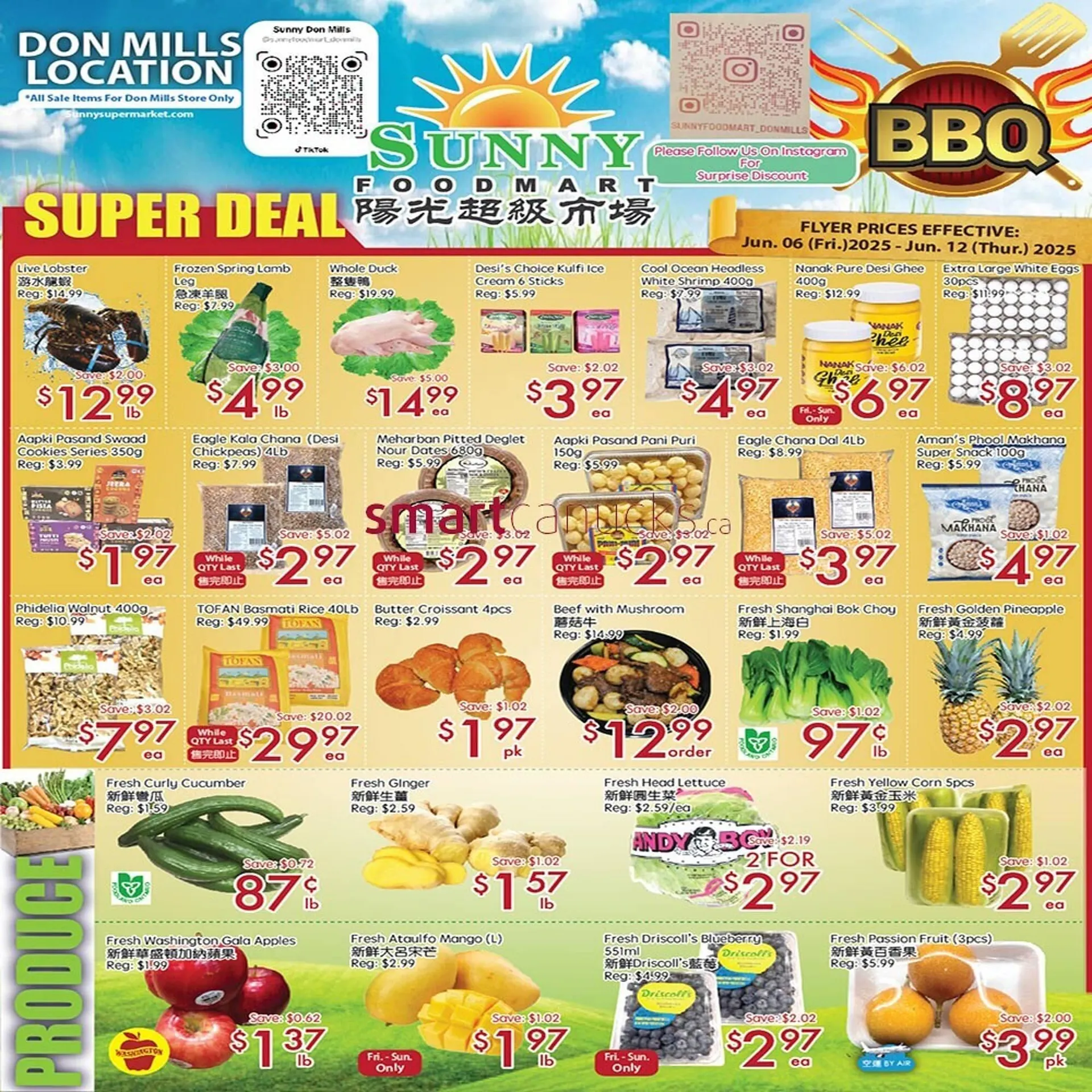 Sunny Food Mart flyer from June 6 to June 12 2025 - flyer page 1