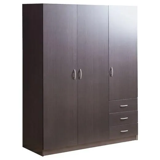 3 Door + 3 Drawer Wardrobe
