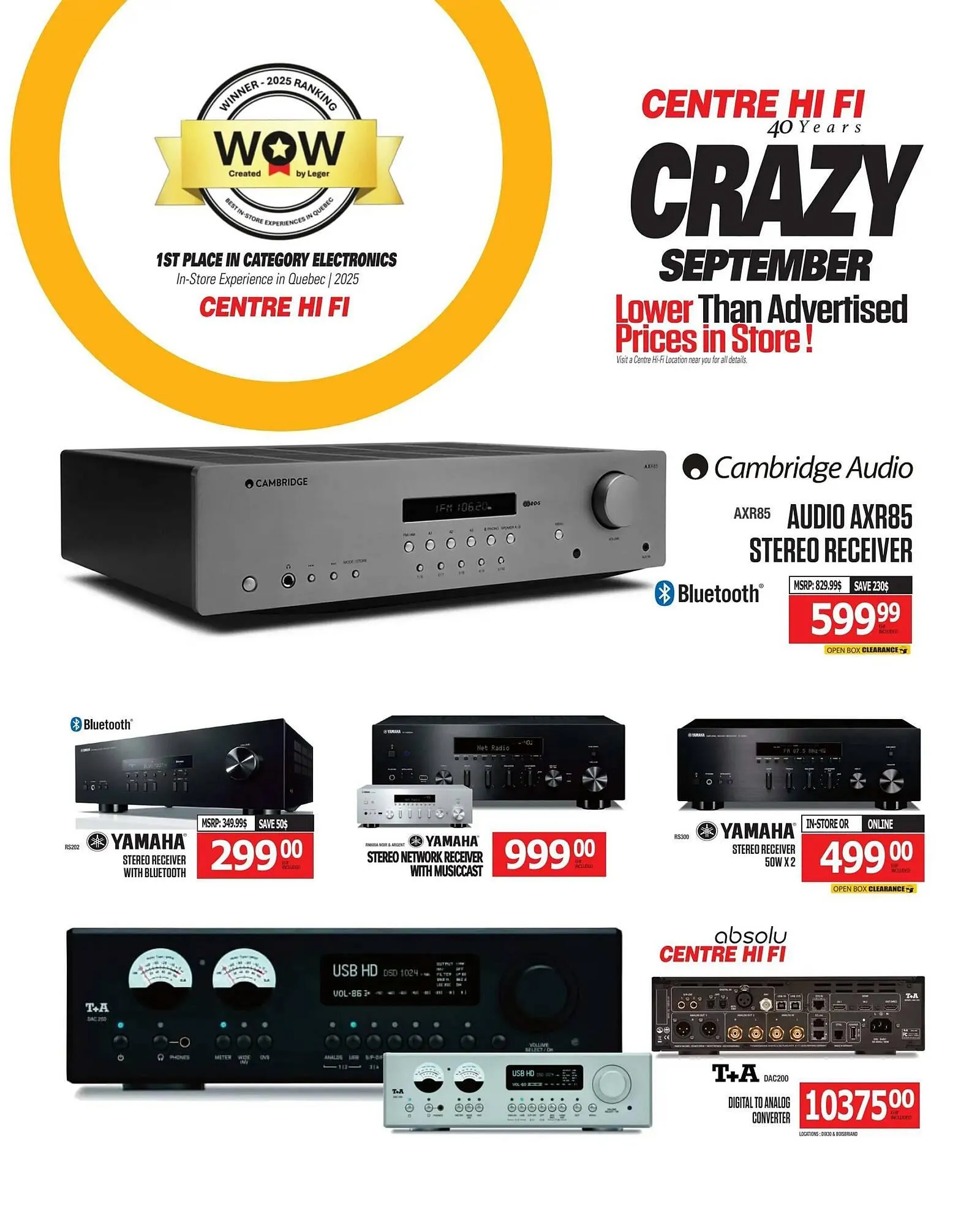 Centre Hi-Fi flyer from September 26 to October 2 2025 - flyer page 46