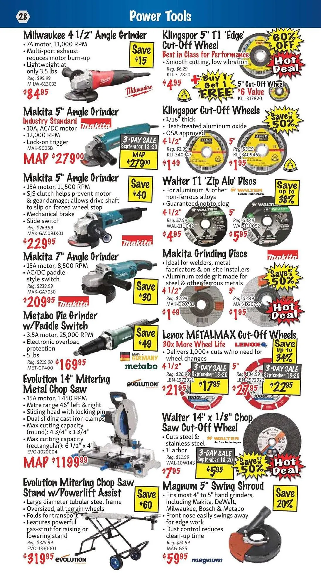 KMS Tools flyer from September 1 to September 15 2025 - flyer page 28