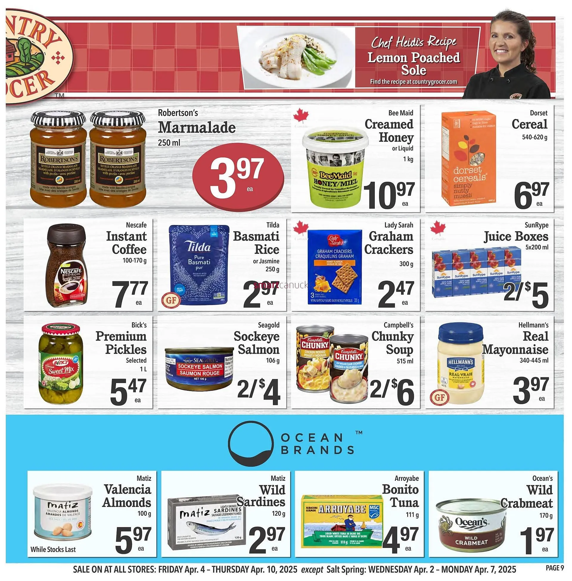 Country Grocer flyer from April 3 to April 9 2025 - flyer page 9
