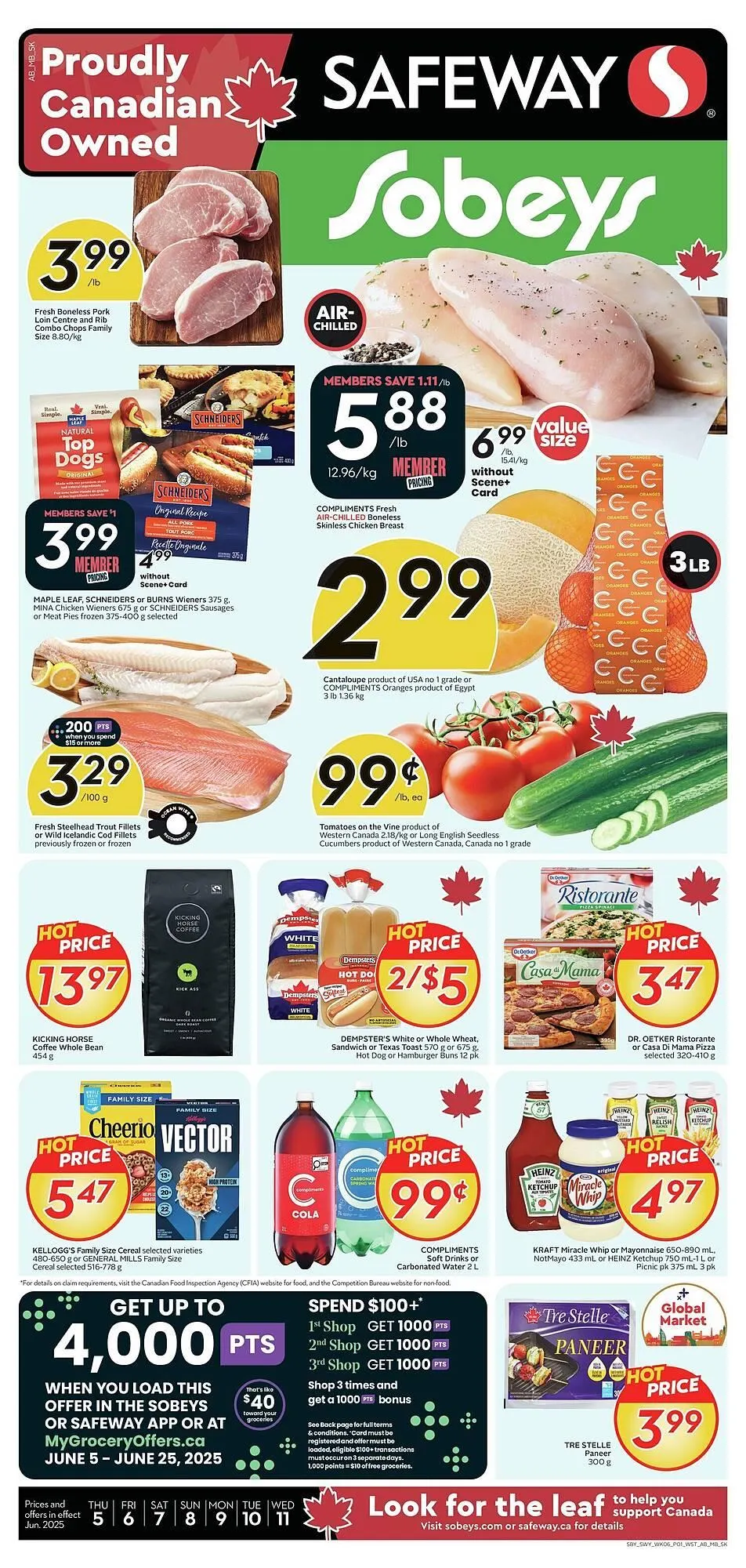 Safeway flyer from June 5 to June 12 2025 - flyer page 1