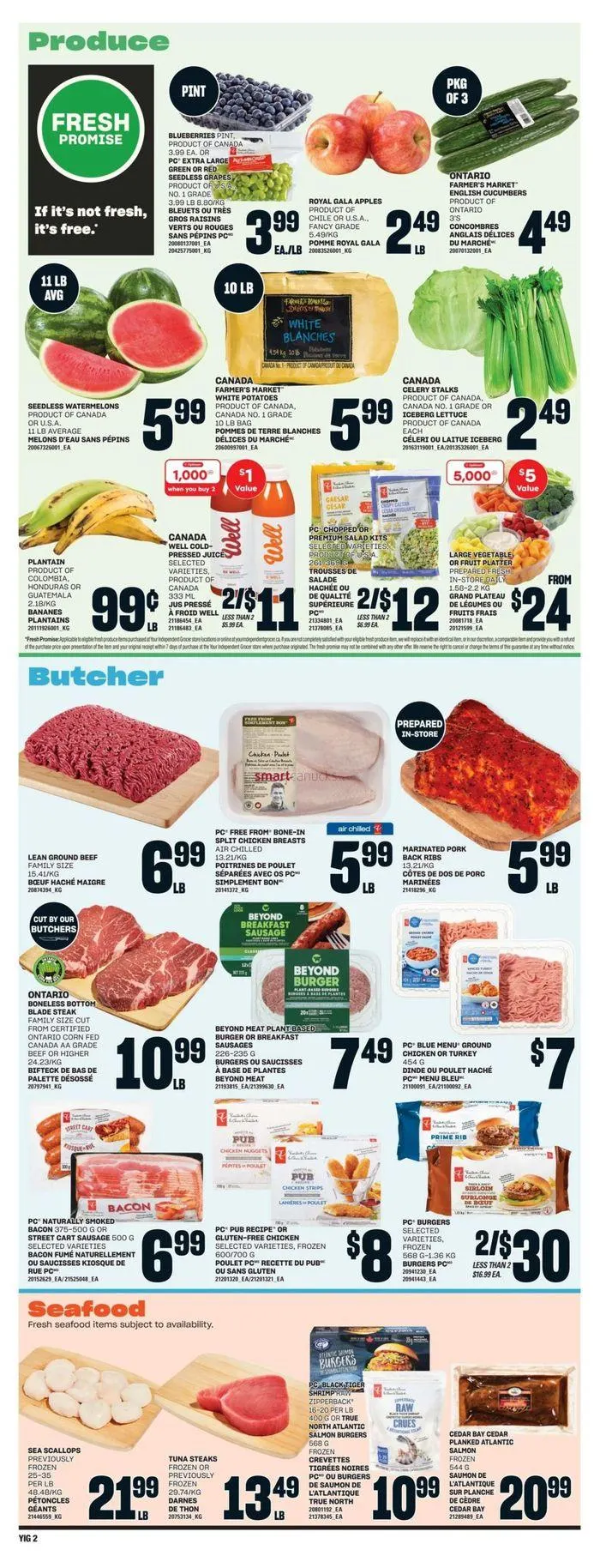 Independent Grocer weeky flyer from August 1 to August 7 2024 - flyer page 10