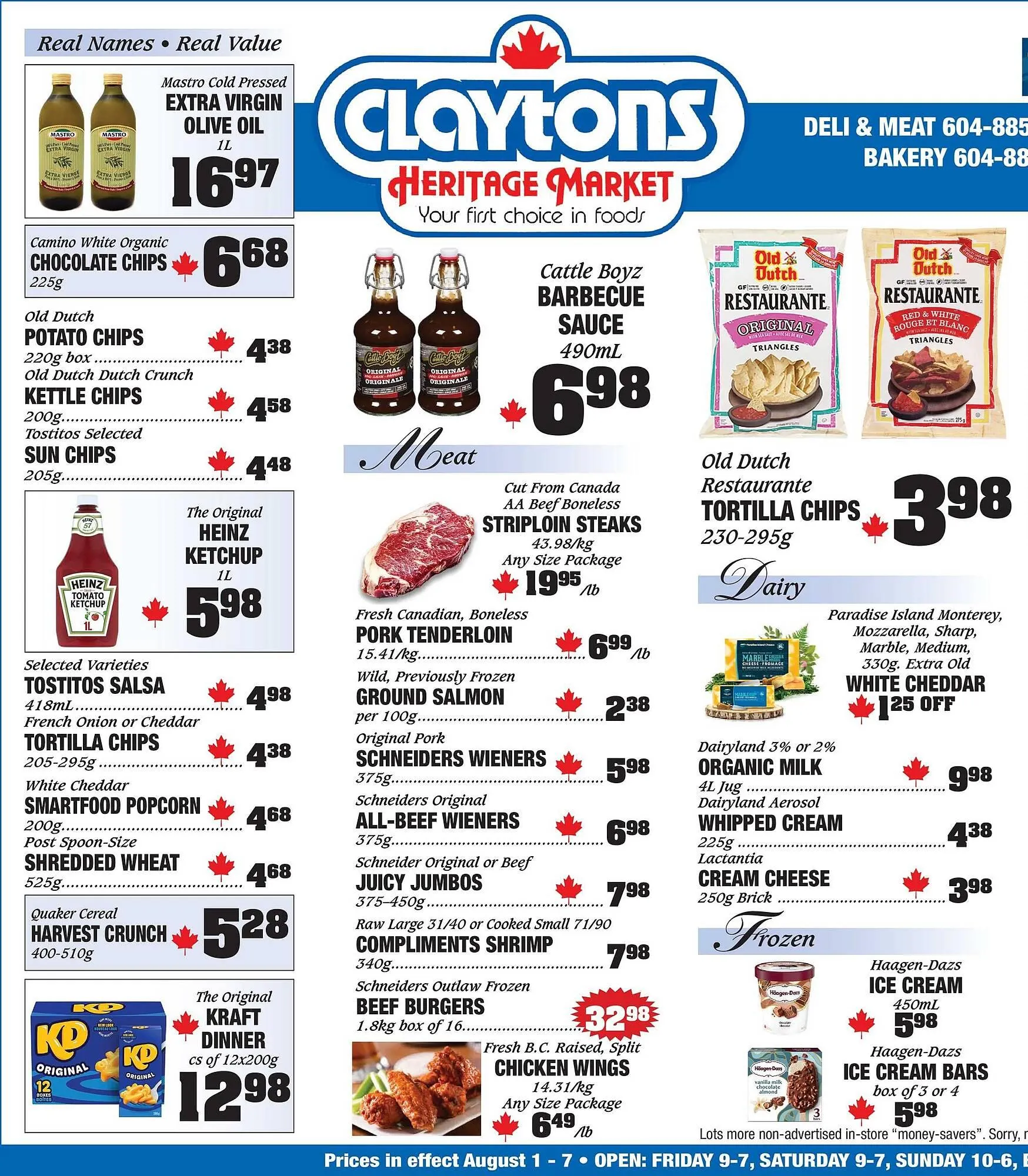 Claytons Heritage Market flyer - 1