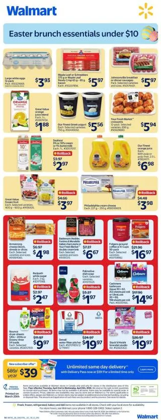 Walmart Flyer from April 2 to April 8 2026 - flyer page 4
