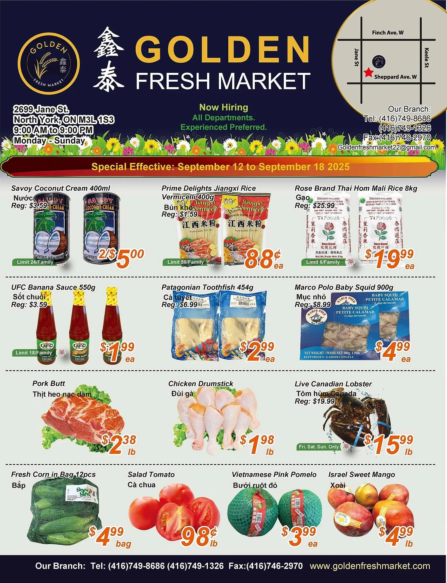 Golden Fresh Market flyer from September 12 to September 18 2025 - flyer page 1