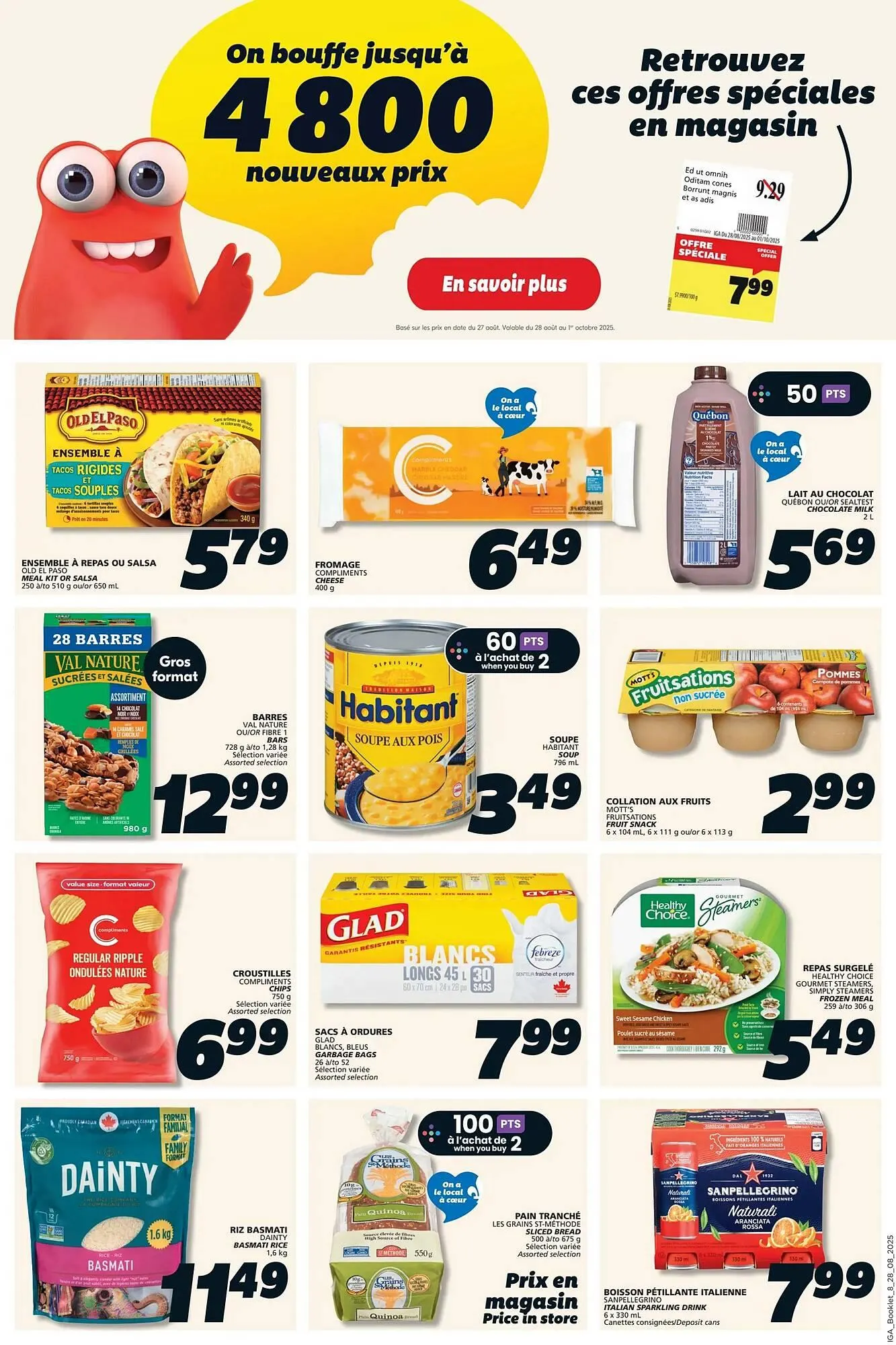 IGA flyer from August 28 to September 3 2025 - flyer page 25