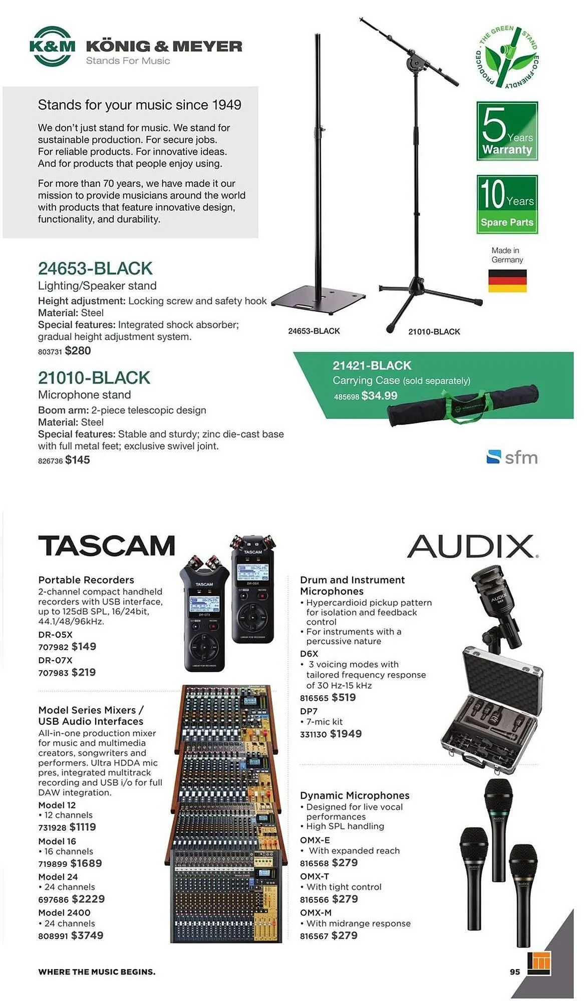 Long & McQuade flyer from November 5 to July 31 2026 - flyer page 95