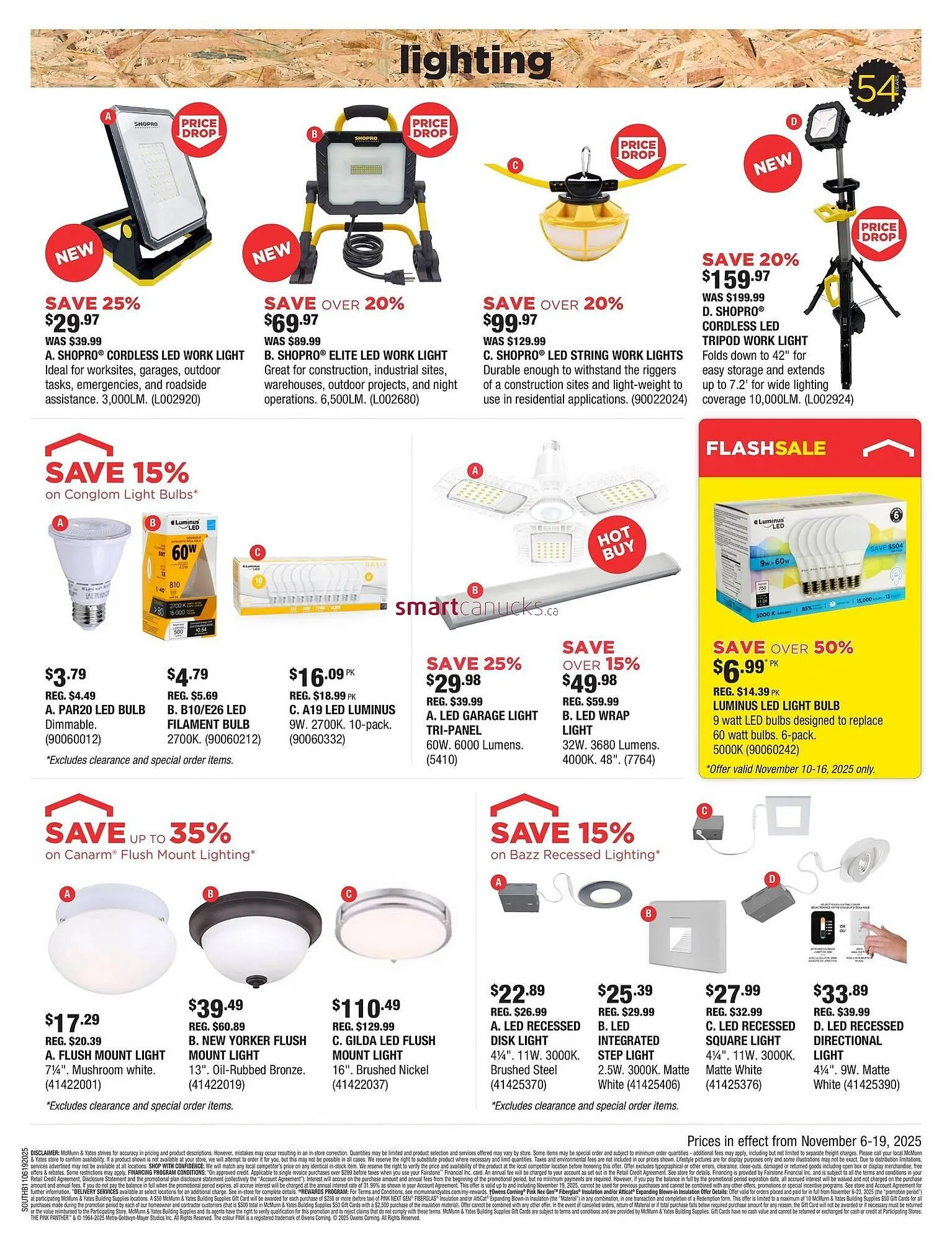 McMunn & Yates Building Supplies flyer from November 13 to November 19 2025 - flyer page 9