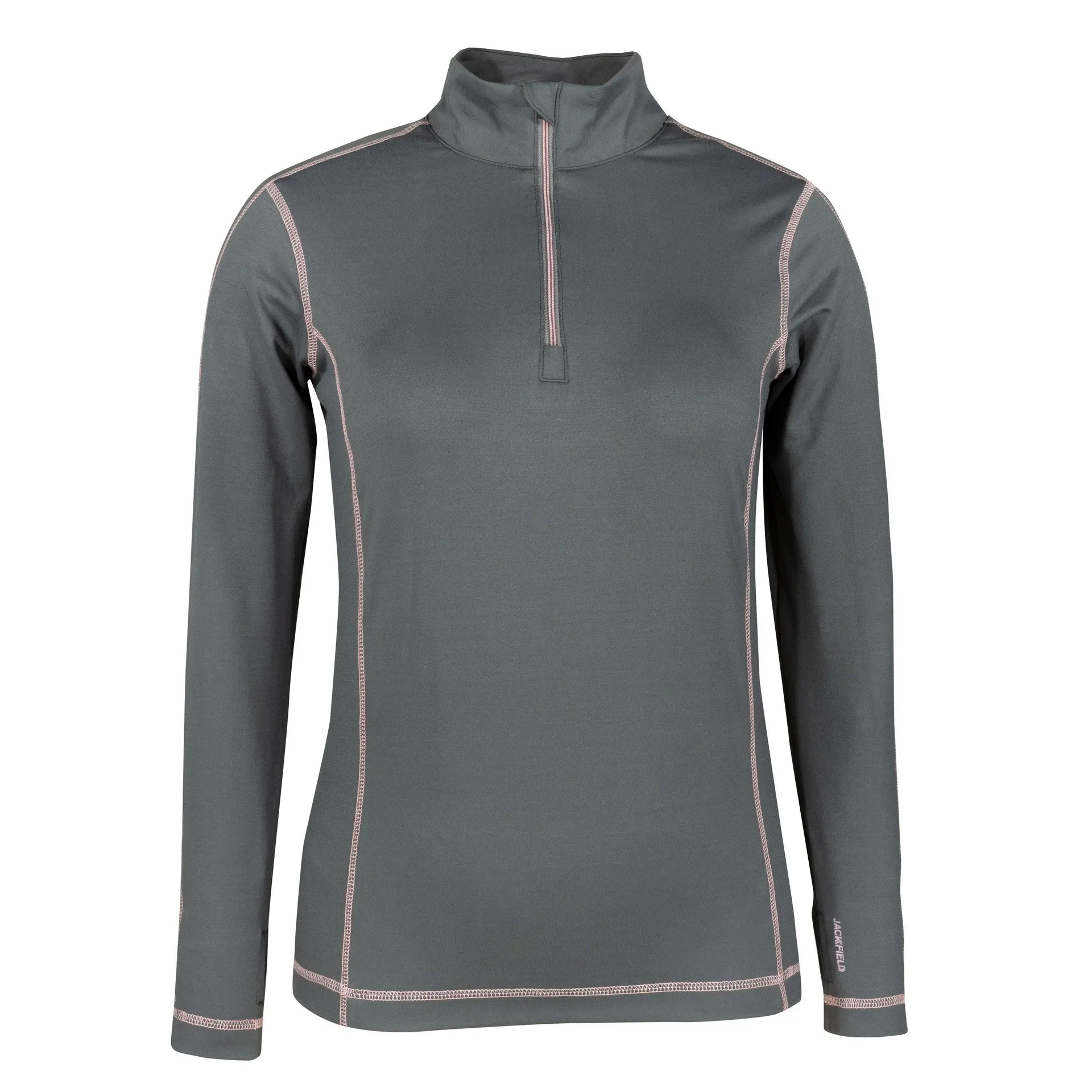 Chandail sous-vêtement manches longues avec glissière 1/4 - Femme